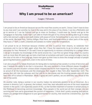 what does it mean to be an american essay